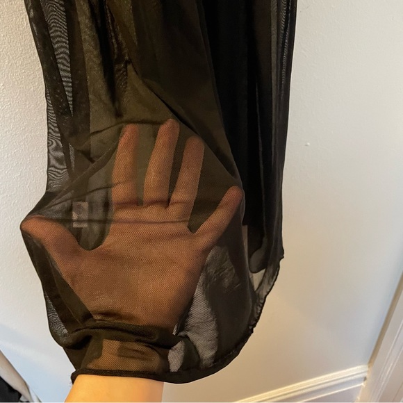 Vintage Sheer & Lace Mini Dress - Picture 4 of 5